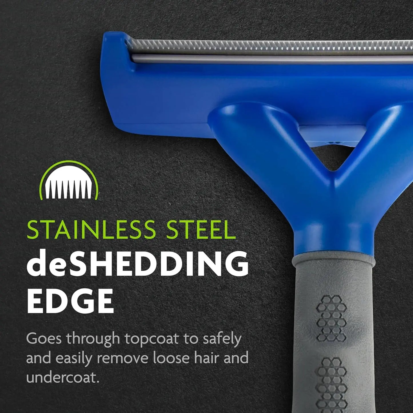 Furminator Undercoat Deshedding Tool for Dogs Deshedding Brush for Dogs Removes Loose Hair and Combats Dog Shedding for Large Dogs with Long Hair