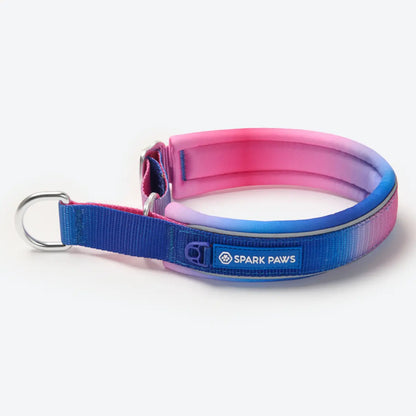 Spark Paws Martingale Dog Collar – Cushioned Slip-On Training Collar, Heavy Duty, Safety-Tested No-Buckle Collar for Medium & Large Dogs